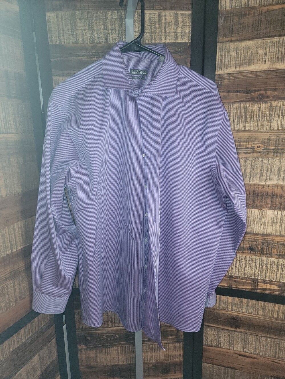 Purple Striped Shirt